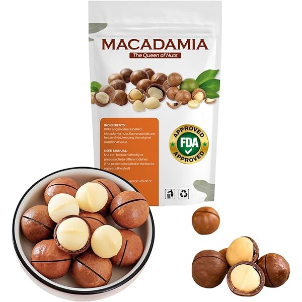 Amazon.co.jp: バニラマカダミアナッツ(保存に便利なチャック付き袋